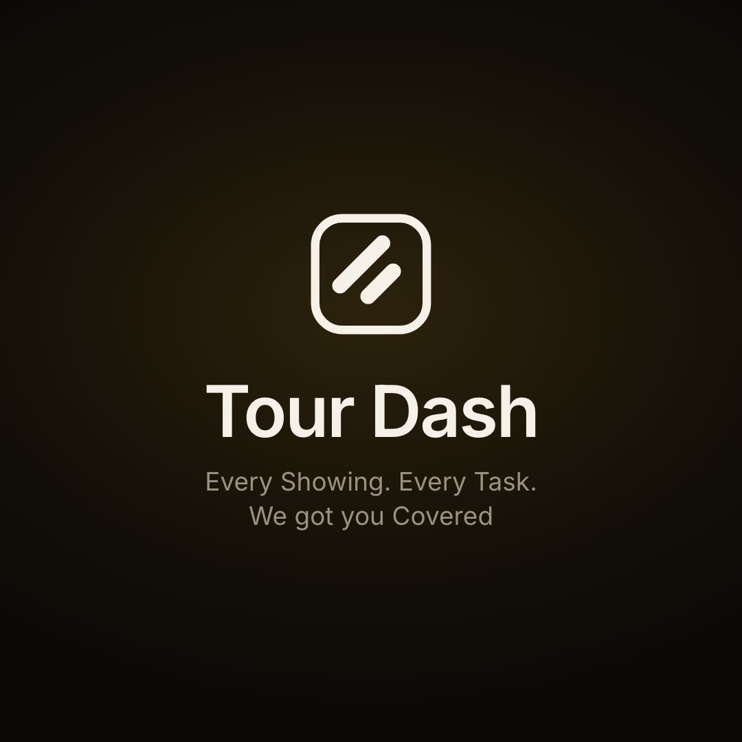 Instagram square brand card: stacked mark, wordmark and tagline.